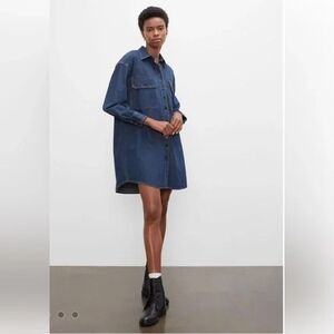 **SOLD** Club Monaco Denim Shirt Dress